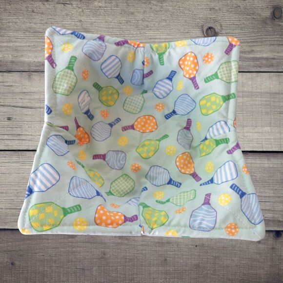 Microwave Bowl Cozy, Reversible Floral Soup Bowl or Ice Cream Cozy - Picture 1 of 2